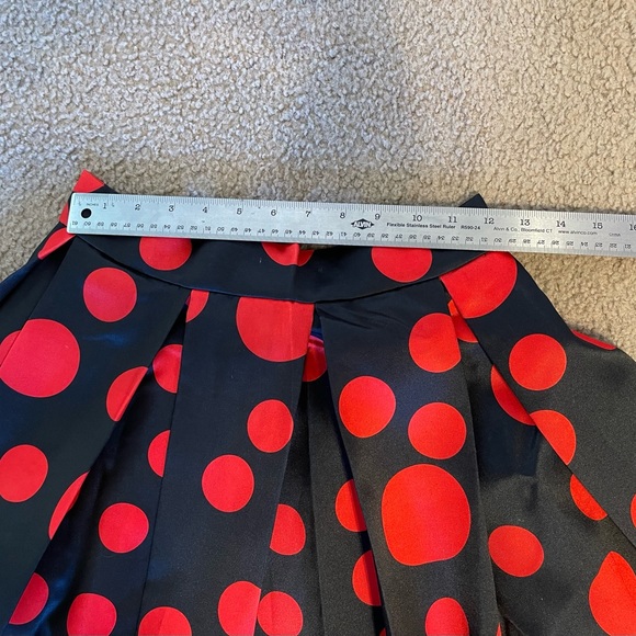 Red polka dot skirt midi | ModCloth - Picture 4 of 4